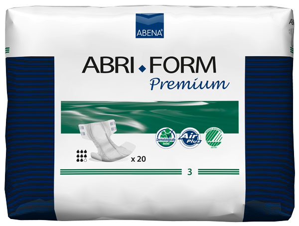 Abena Slip Premium 3 Adult Diaper Brief for Incontinence