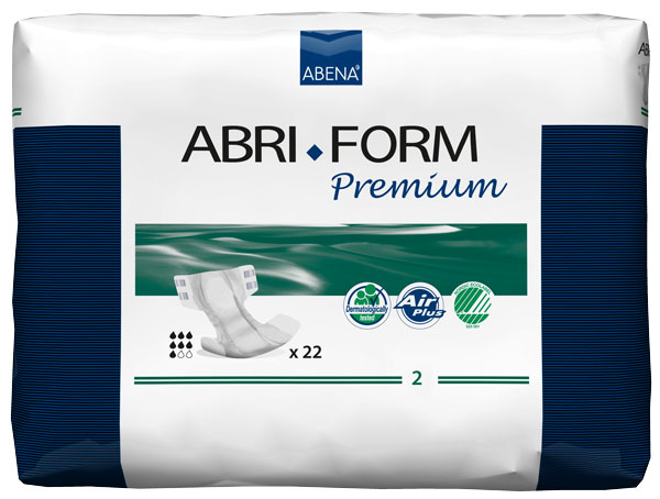 Abena Slip Premium 2 Adult Diaper Brief for Incontinence