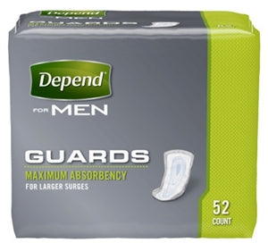 Depend Guards for Men Adult Incontinence Bladder Control Pad - 12 Inch