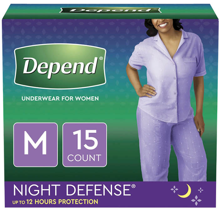 Depend Women's Night Defense Adult Incontinence Pullup Diaper