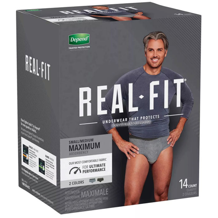 Depend Real Fit for Men Adult Incontinence Pullup Diaper