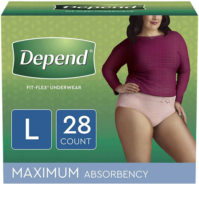 Depend Fit-Flex for Women, Maximum  Adult Incontinence Pullup Diaper