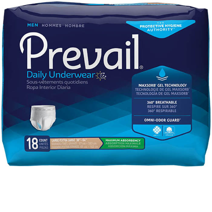 Prevail for Men Adult Incontinence Pullup Diaper