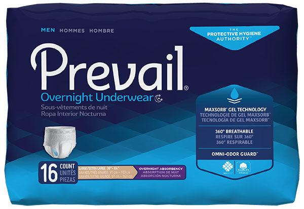 Prevail for Men Overnight Adult Incontinence Pullup Diaper