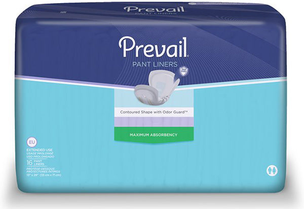 Prevail Pant Liner Extended Use Adult Incontinence Two-Piece Pad and Pant Systems - 28 Inch