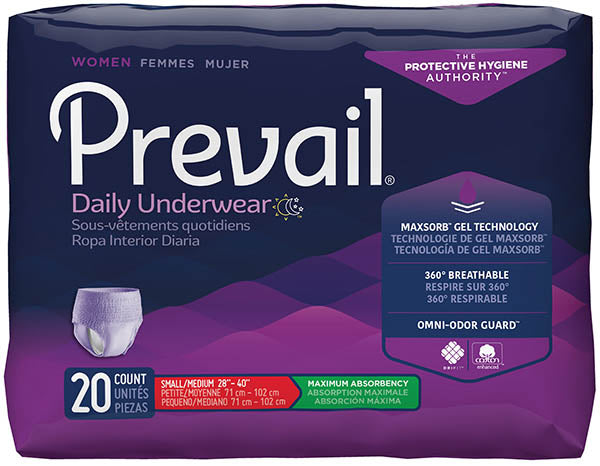 Prevail Daily (Classic) For Women Adult Incontinence Pullup Diaper