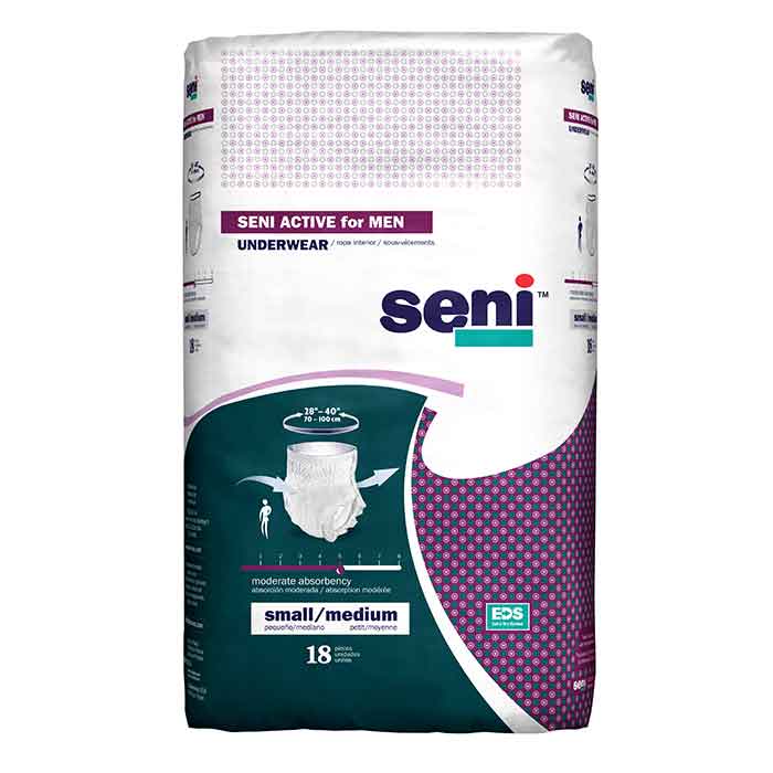 Seni Active for Men Adult Incontinence Pullup Diaper