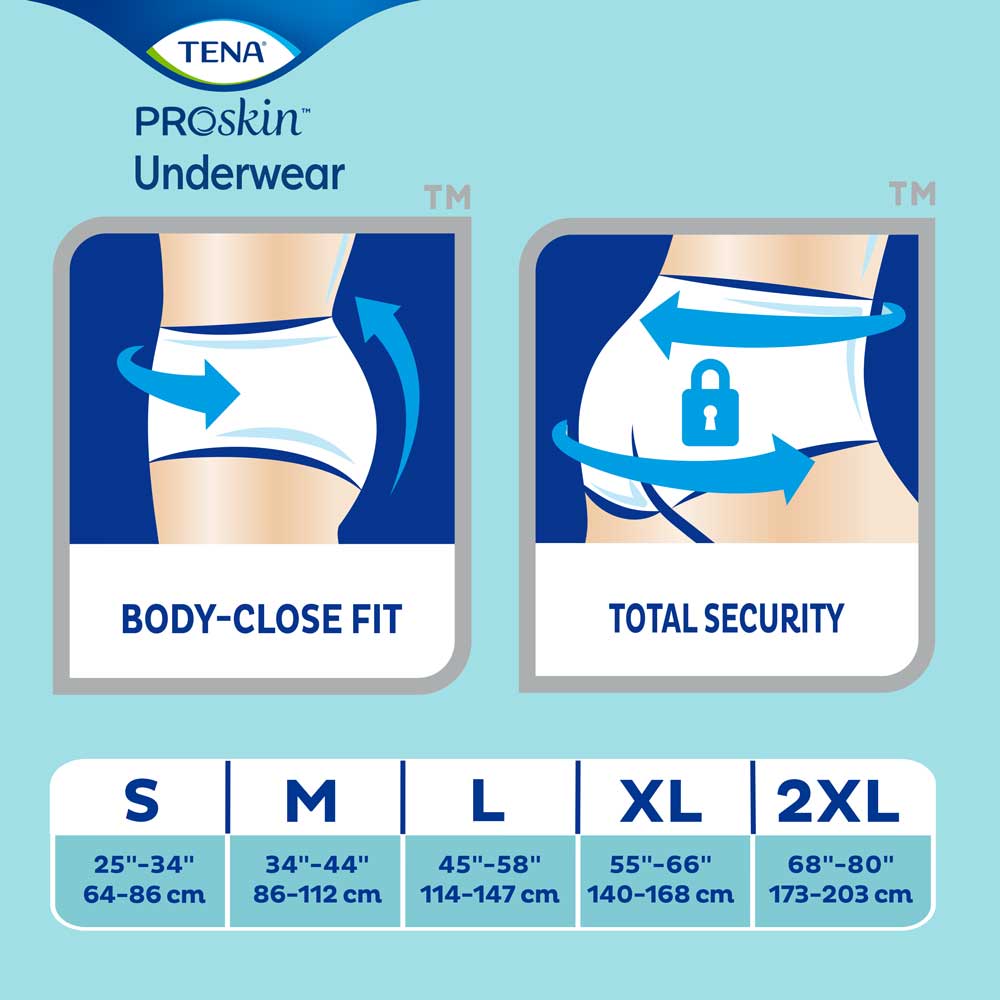 TENA Proskin Plus Protective Adult Incontinence Pullup Diaper