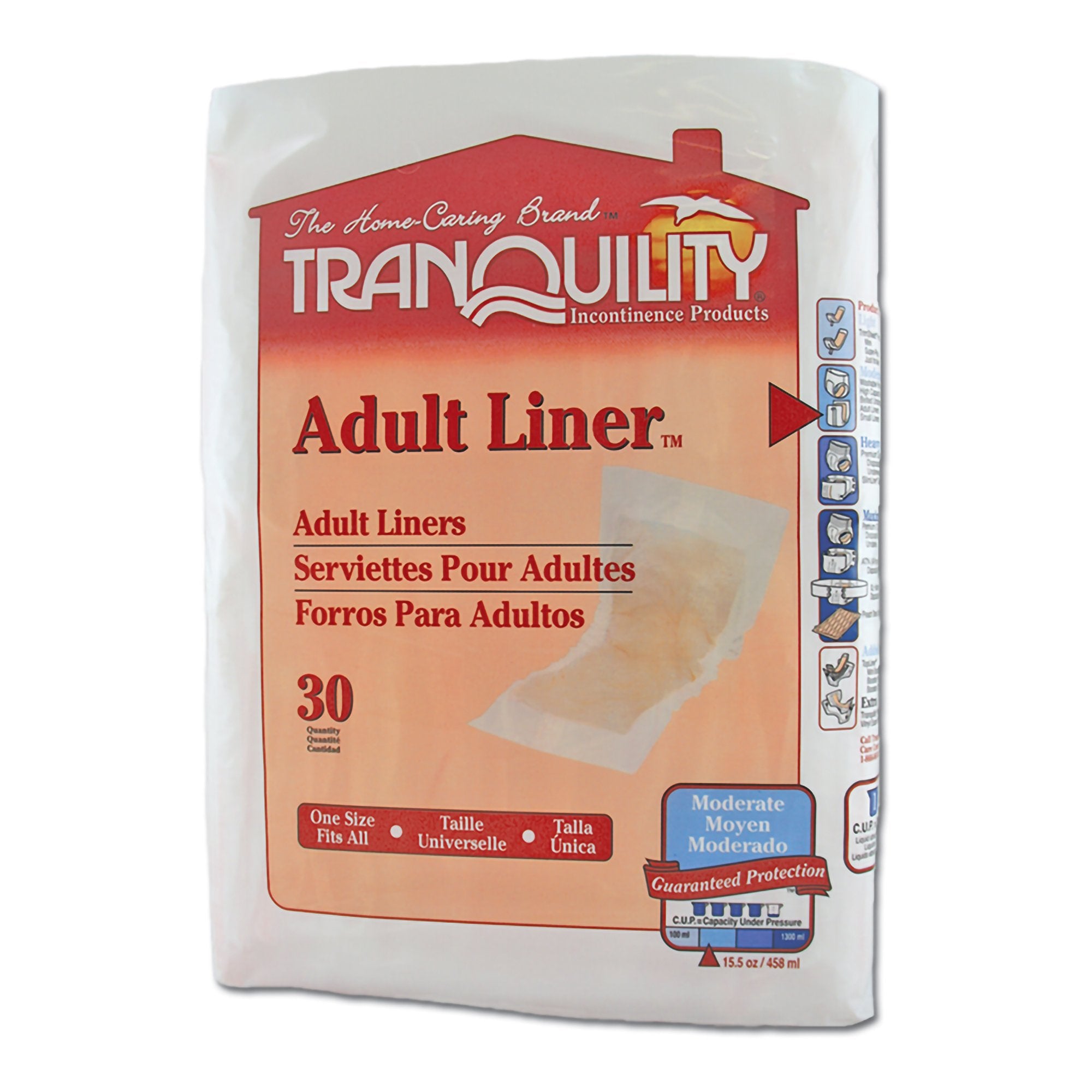 Tranquility Adult Liner Adult Incontinence Bladder Control Pad - 24 Inch