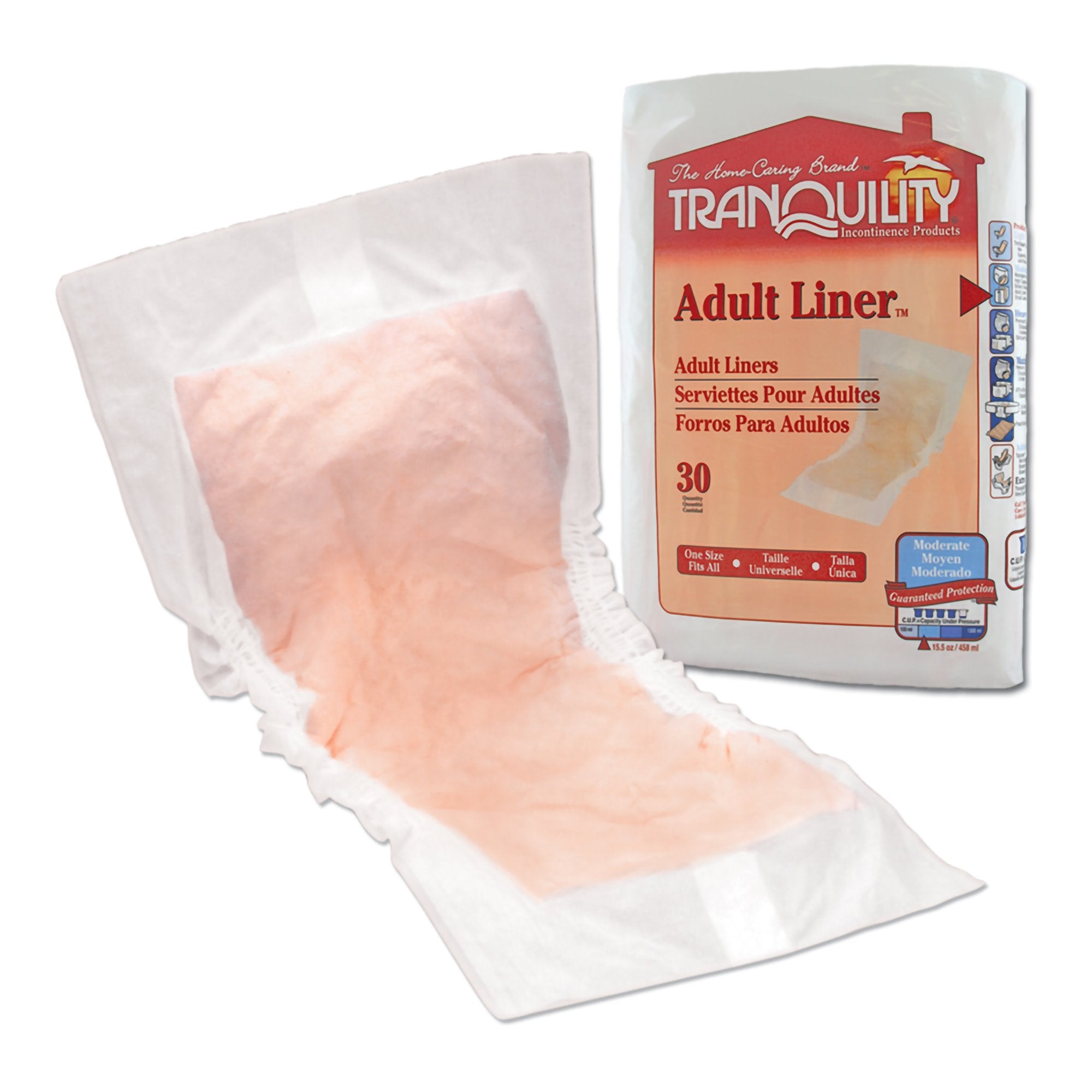 Tranquility Adult Liner Adult Incontinence Bladder Control Pad - 24 Inch